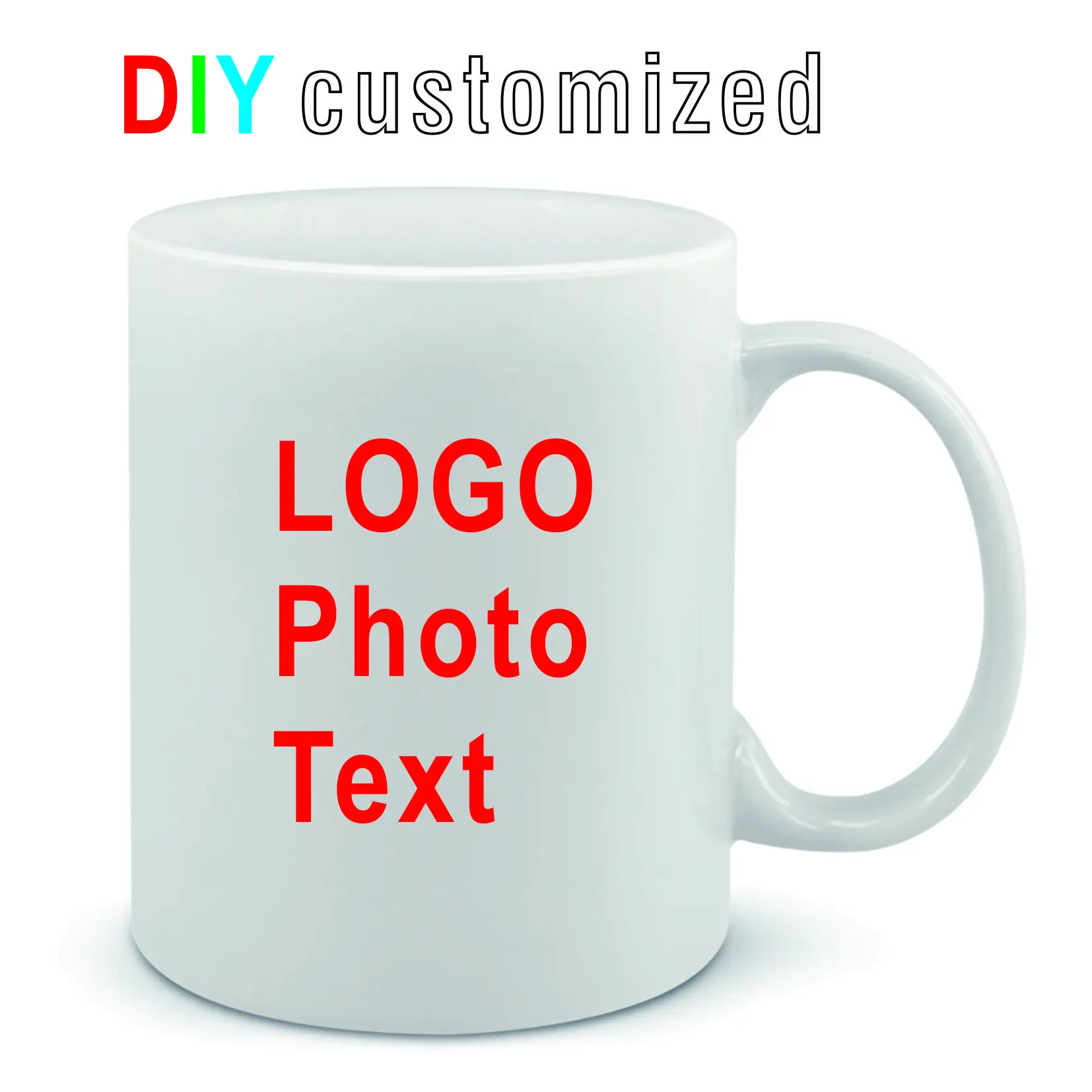 Coffee Tea Name - DIY Customized mugs 350ML 12oz Ceramic