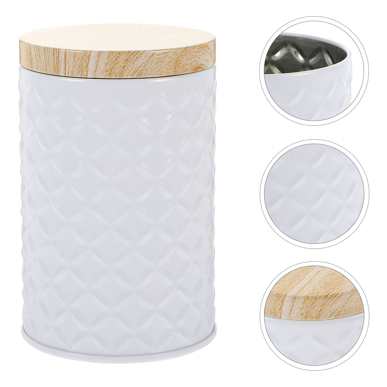 Coffee Tea Holders - 2Pcs Food Grade Tinplate Airtight Storage