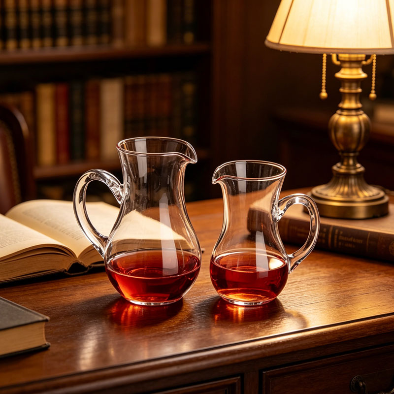 Coffee Tea Decanter - Glass Pitcher with Handle Wine Beverage
