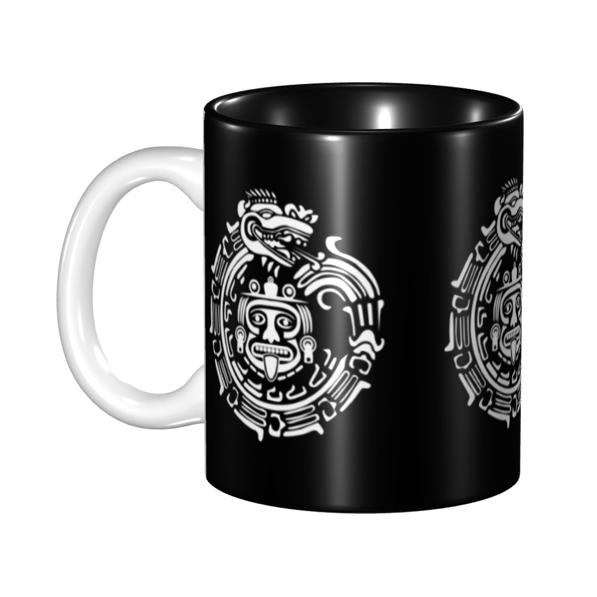 Maya Coffee & Tea Ulasan - Quetzalcoatl Maya Aztec Ancient Symbol Mug