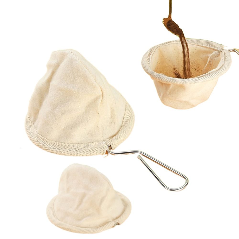 Dispenser Coffee And Tea - Flannel Cloth Coffee Filter Strainers Small