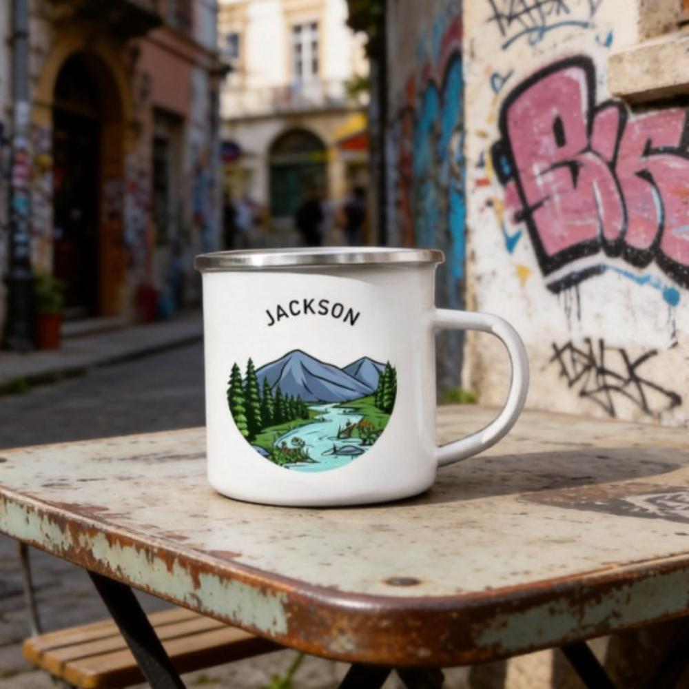 Coffee Tea Name - Personalized Mug Cute Custom Name Camping