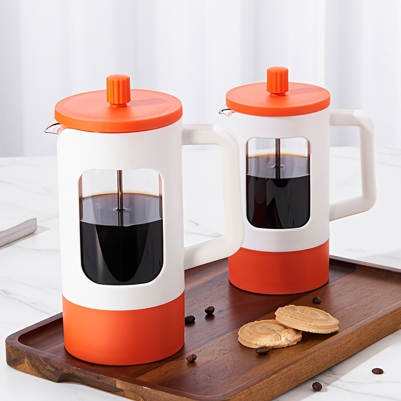 French Press Glass - 1pc 12/21/34ozStainless steel French press coffee