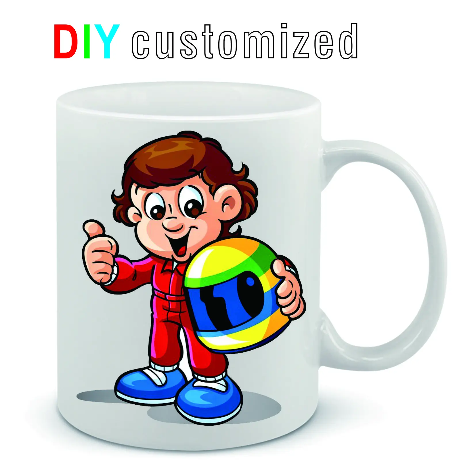 DIY Customized mugs 350ML 12oz - Coffee Tea Name 评论和价格
