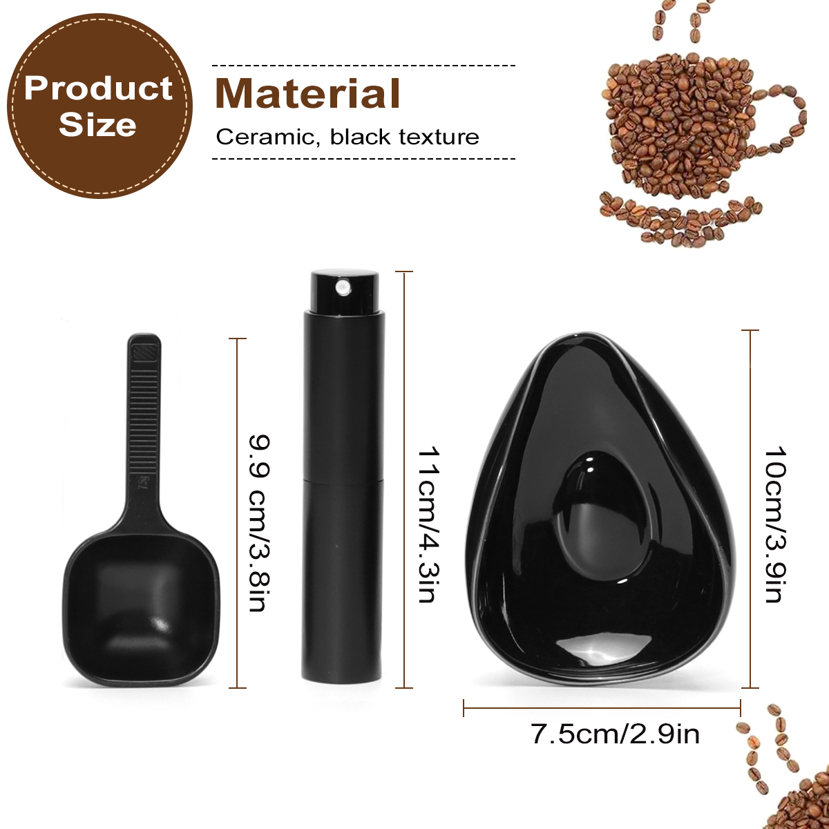 Leeseph Coffee Bean Dosing Cup - Coffee Tea And Sugar Set 评论和价格