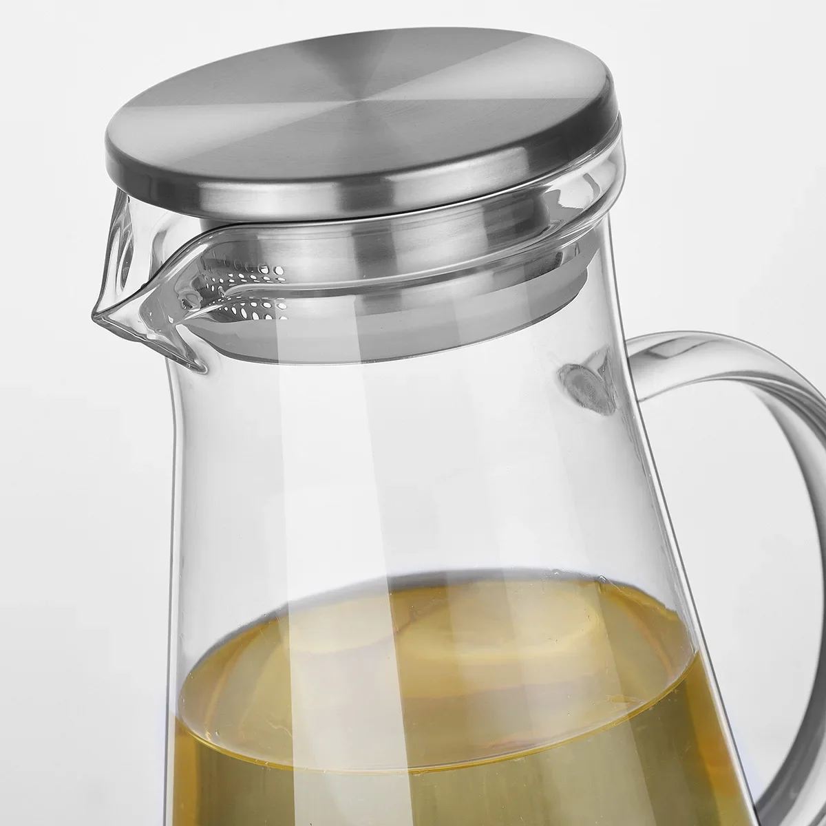 2.2L Glasses Cold Water Bottle - Coffee Tea Decanter 评论和价格