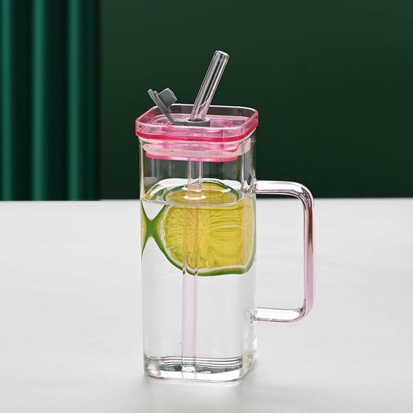 1 Pcs Pink Glass Cup, 6 Col Sq - Coffee Tea & Jane 评论和价格