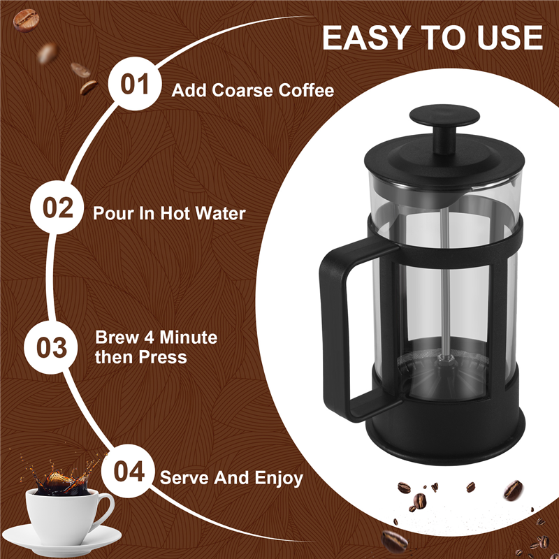 LLCS-French Press Coffee & Tea - French Press Glass 评论和价格