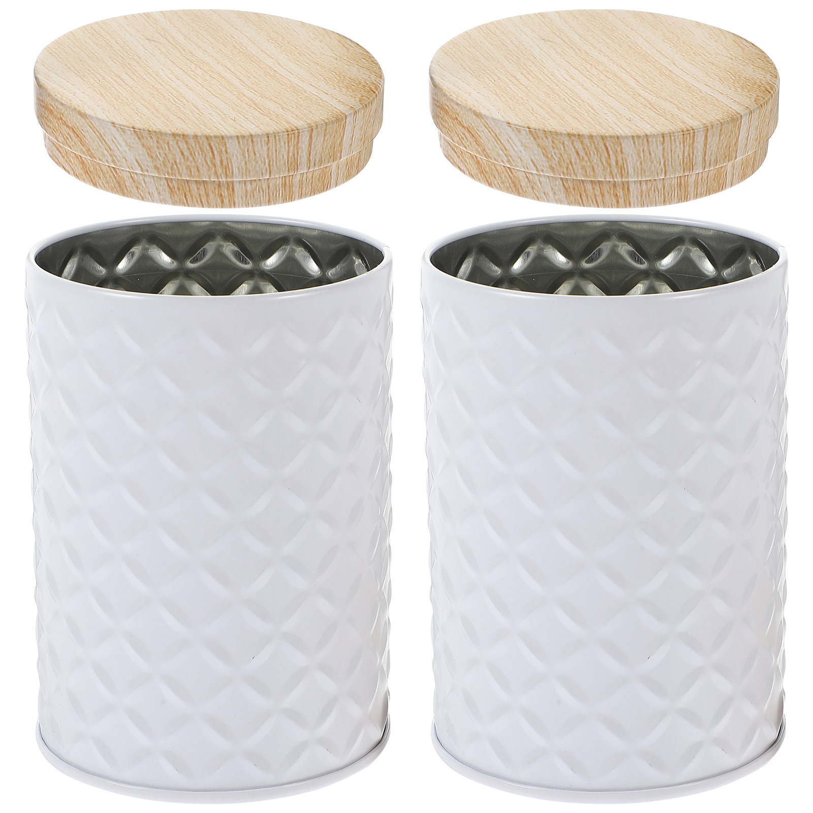 2Pcs Food Grade Tinplate Airti - Coffee Tea Holders 评论和价格