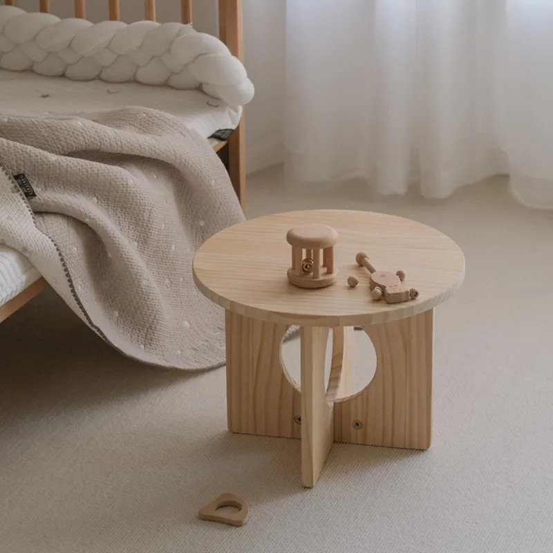 Solid Wood Children's Small Ta - Tea Coffee Set Up 评论和价格