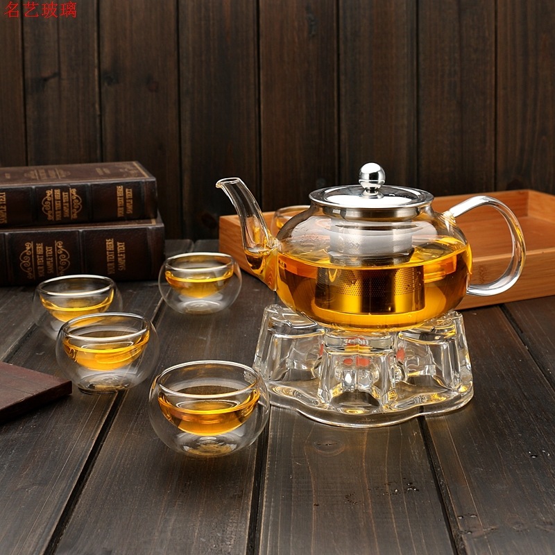 600/800ml Heat Resistant Glass - Dispenser Coffee And Tea 评论和价格