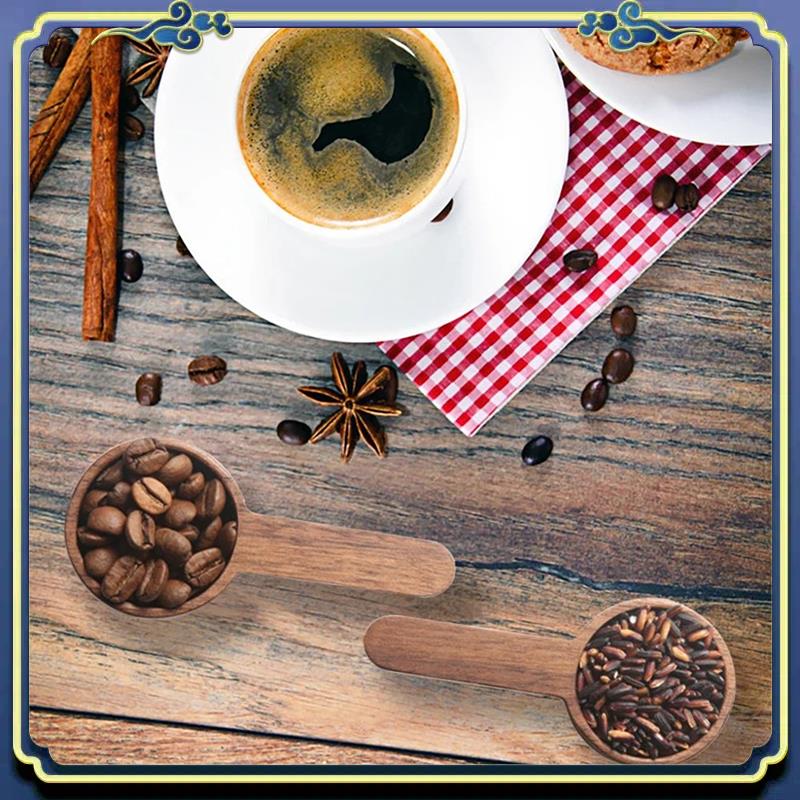 Latest 2PCS Home Wooden Measur - Coffee Tea And Sugar Set 评论和价格