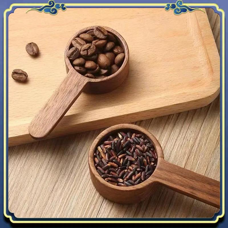 Latest 2PCS Home Wooden Measur - Coffee Tea And Sugar Set 评论和价格