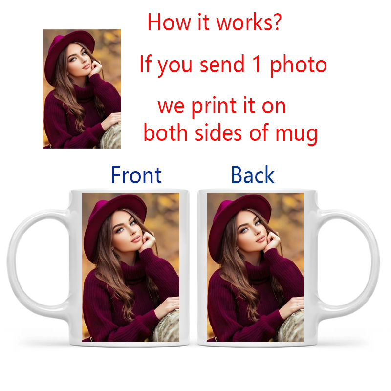 Personalized Your Photo Mug, C - Coffee Tea Name 评论和价格
