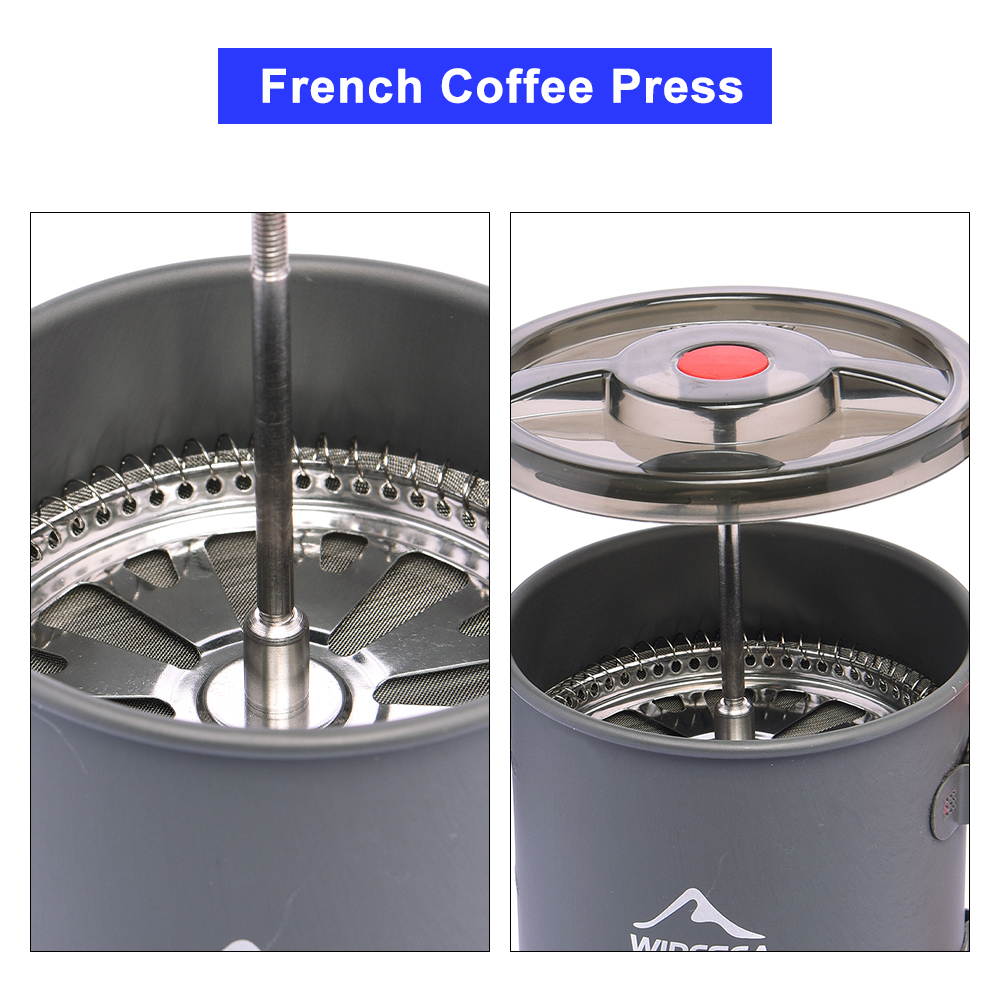 Widesea Camping Coffee Pot wit - French Press Glass 评论和价格
