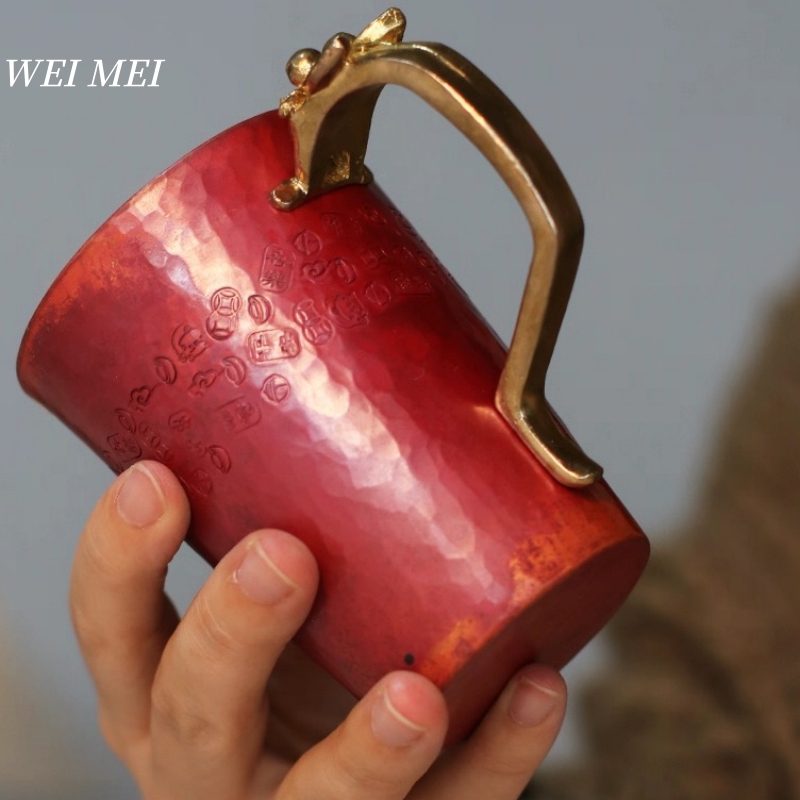 Handcrafted Vintage Copper Bre - Coffee Tea Flask 评论和价格