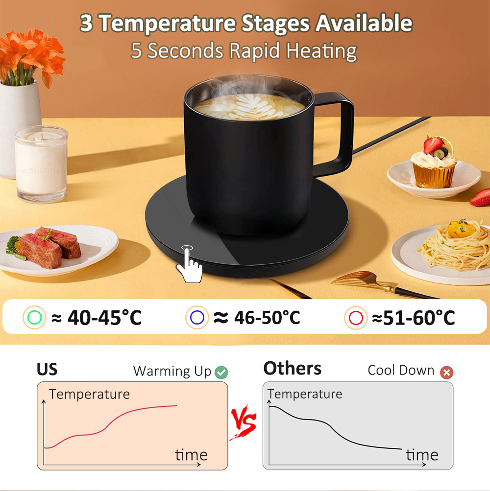 USB Cup Warmer Electric Heatin - Coffee Tea Flask 评论和价格