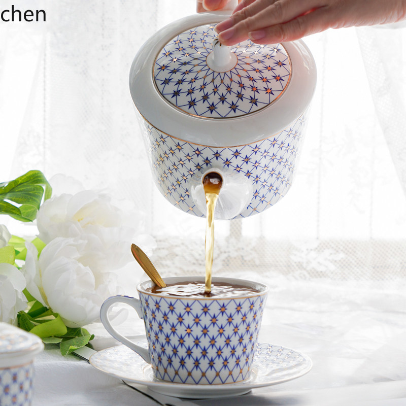 Zml afternoon tea tableware pr - Coffee Tea And Sugar Set 评论和价格