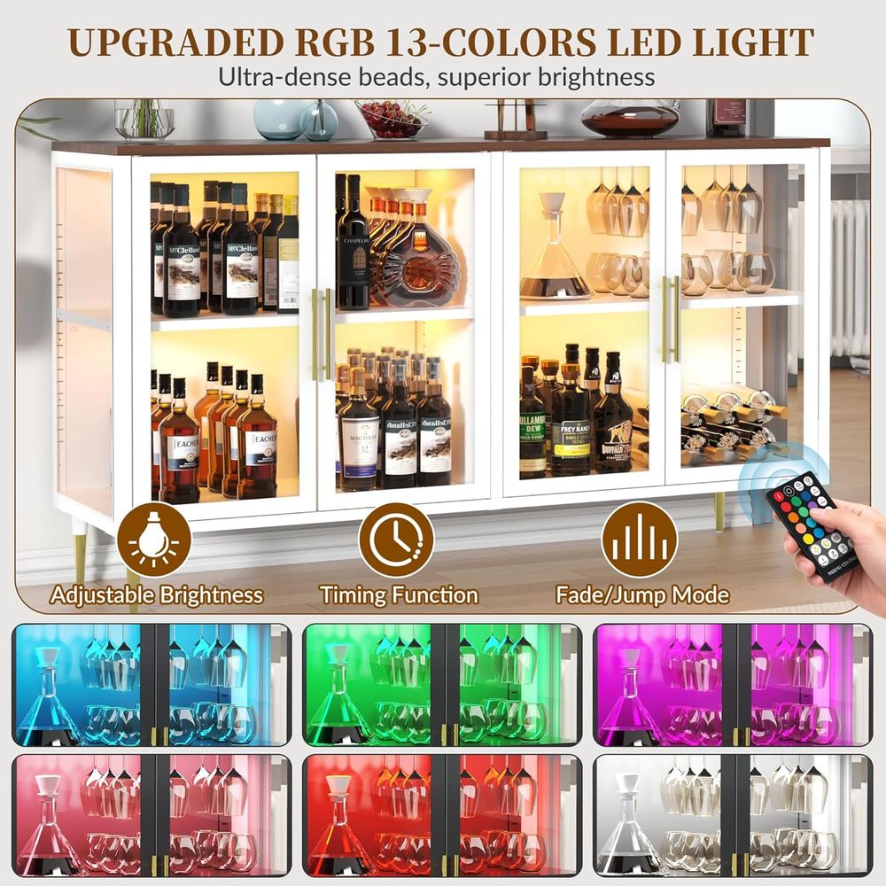 LED-Illuminated Glass Sideboar - Coffee & Tea Garden Lincoln Menu 评论和价格