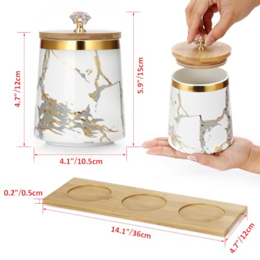 Set of 3 Canisters Set for Sug - Coffee Tea And Sugar Set 评论和价格