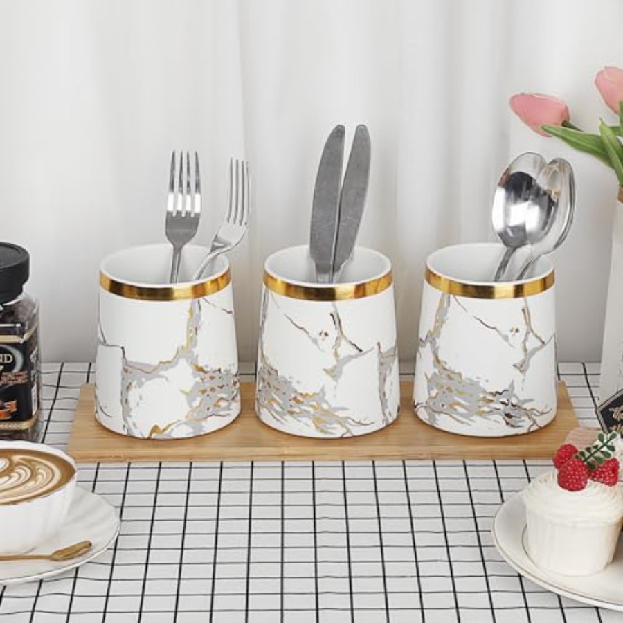 Set of 3 Canisters Set for Sug - Coffee Tea And Sugar Set 评论和价格