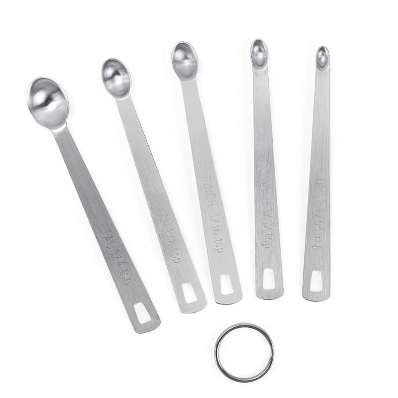 5pcs/Set Small Measuring Spoon - Coffee Tea And Sugar Set 评论和价格