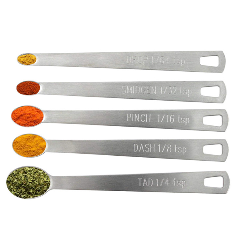 5pcs/Set Small Measuring Spoon - Coffee Tea And Sugar Set 评论和价格