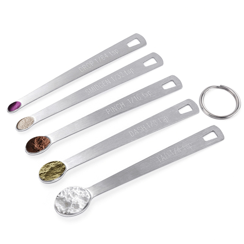 5pcs/Set Small Measuring Spoon - Coffee Tea And Sugar Set 评论和价格