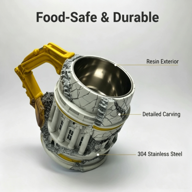 3D Excavator Breaking Building - Coffee Tea Break 评论和价格