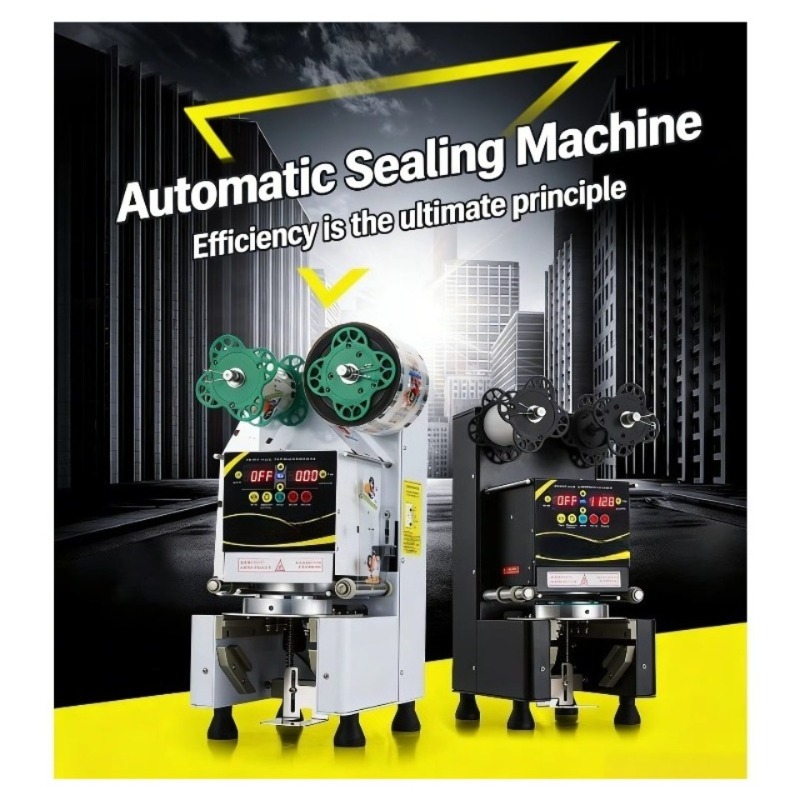 Automatic Plastic Cup Sealing  - Coffee Tea Holders 评论和价格