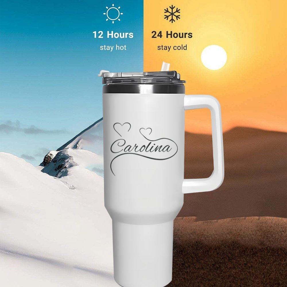 Personalized Name or Text 40oz - Coffee Tea Name 评论和价格