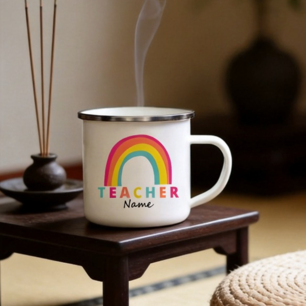 Personalized Custom Rainbow Wi - Coffee Tea Name 评论和价格