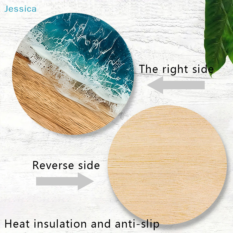 ♥Ocean Wave & Wood Grain Coast - Coffee Tea And Sugar Set 评论和价格