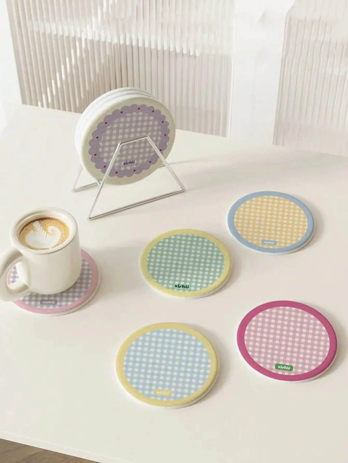 1pc Hard Silicone Coaster Abso - Coffee Tea Holders 评论和价格