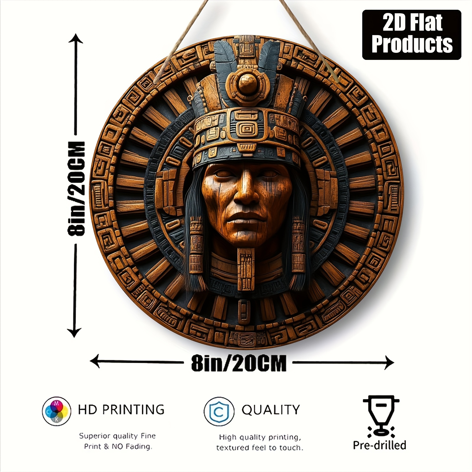 2D Flat, 1pc, Round Wooden Boa - Maya Coffee & Tea Ulasan 评论和价格