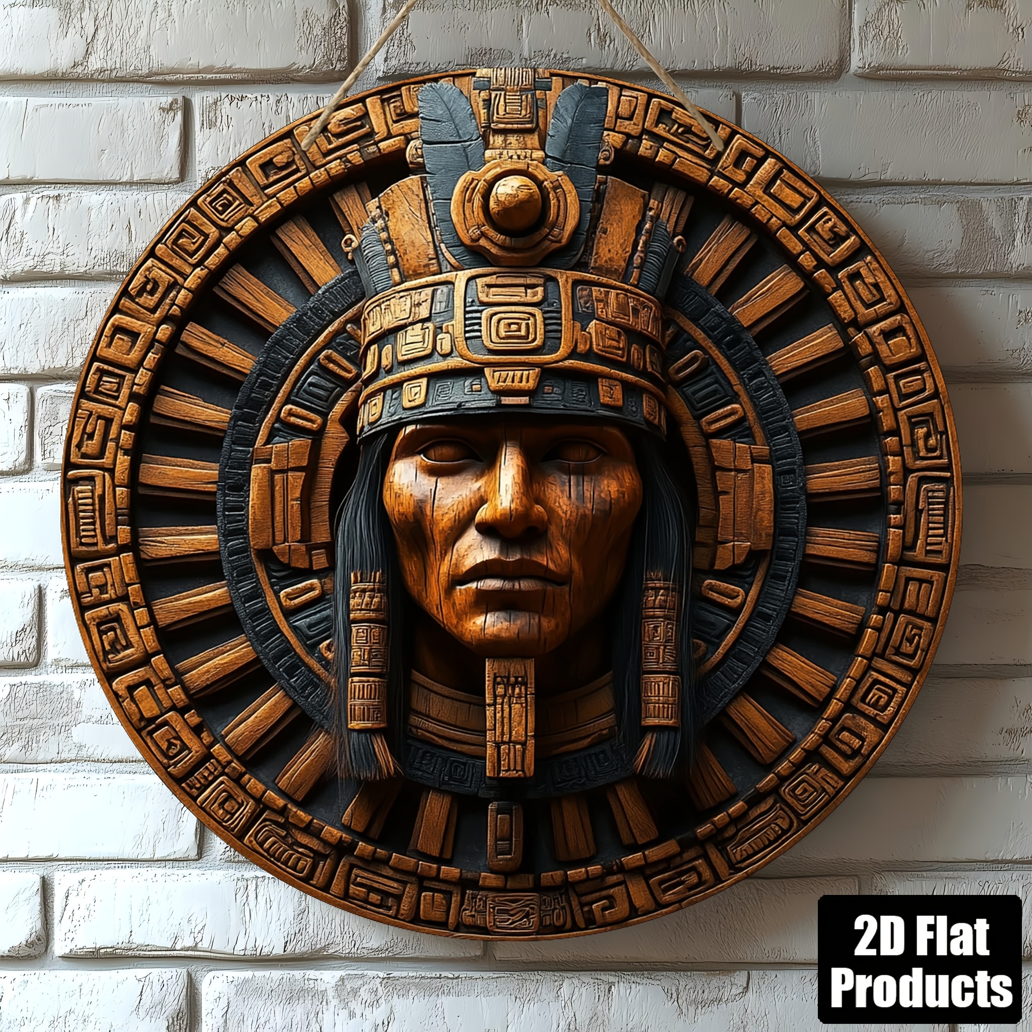 2D Flat, 1pc, Round Wooden Boa - Maya Coffee & Tea Ulasan 评论和价格