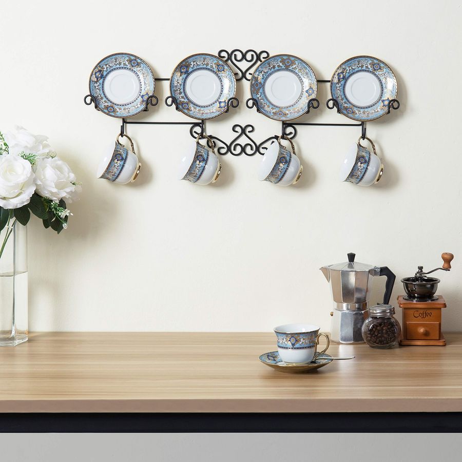 Vintage Scrollwork Black Metal - Tea Coffee Set Up 评论和价格