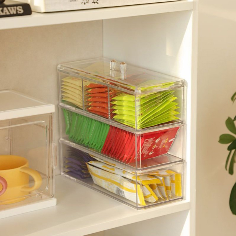 [E] Tea Bag Storage Box Drawer - Coffee Tea And Sugar Set 评论和价格