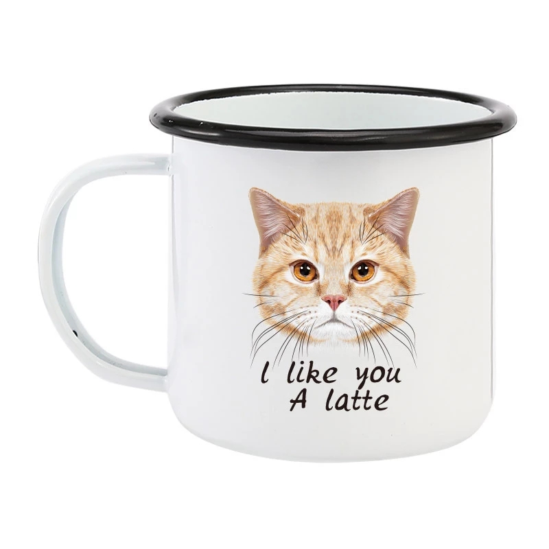 Personalized Enamel Coffee Mug - Coffee Tea Name 评论和价格