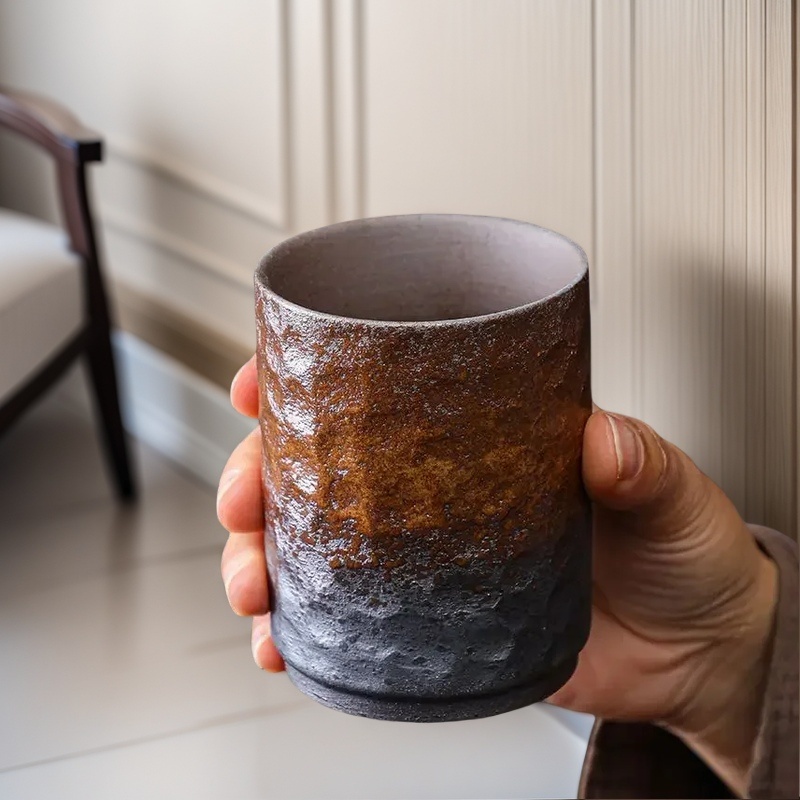 Vintage Handmade Chinese Stone - Coffee Tea Flask 评论和价格