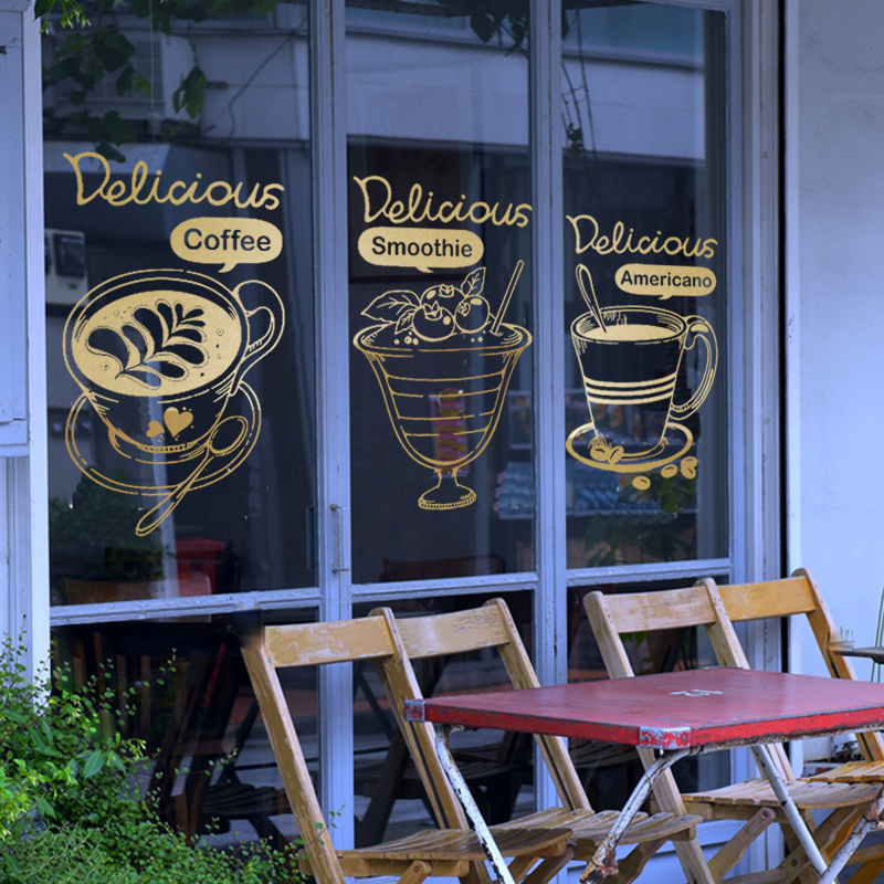 Coffee Shop Sticker Bean Milk  - Coffee Tea Break 评论和价格