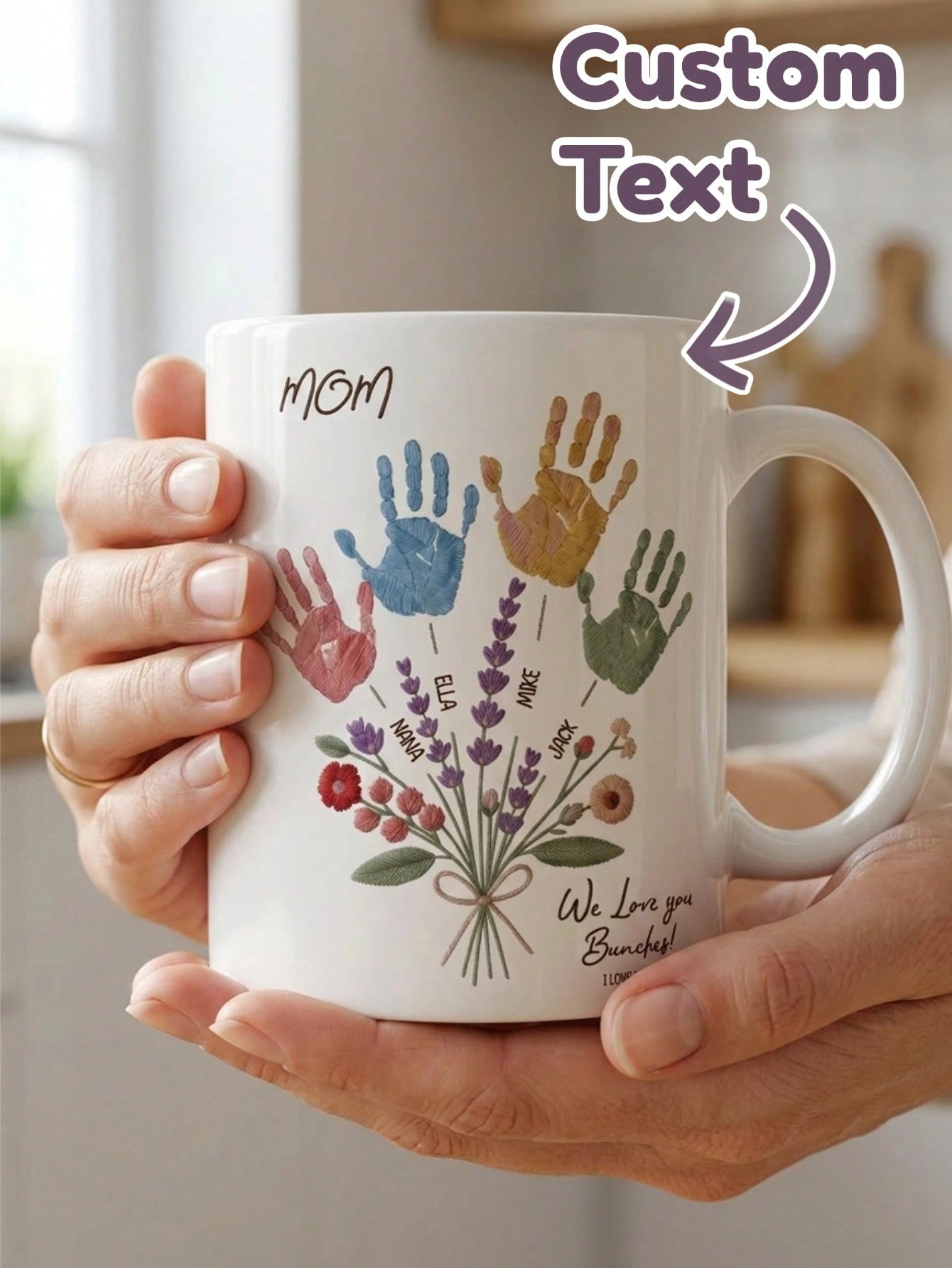 1 Set Custom Text Name Mug Han - Coffee Tea Name 评论和价格
