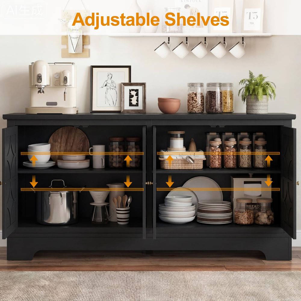 Sideboard Buffet Cabinet with  - Coffee & Tea Garden Lincoln Menu 评论和价格
