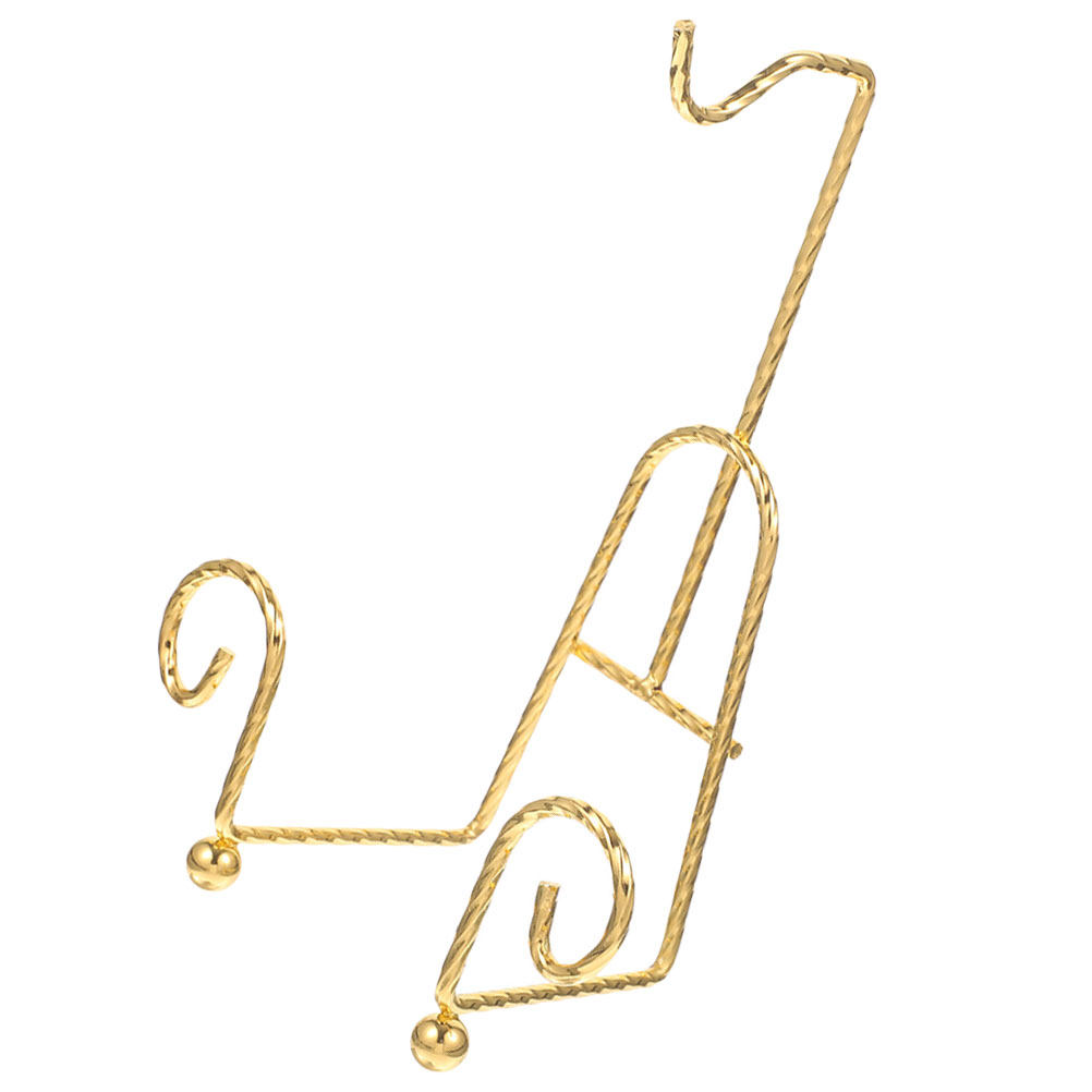 Elegant Golden Metal Cup Displ - Coffee Tea Holders 评论和价格