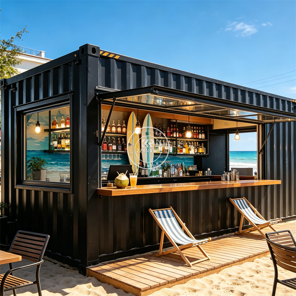 Outdoor Food Container Trailer - Tea Coffee Set Up 评论和价格