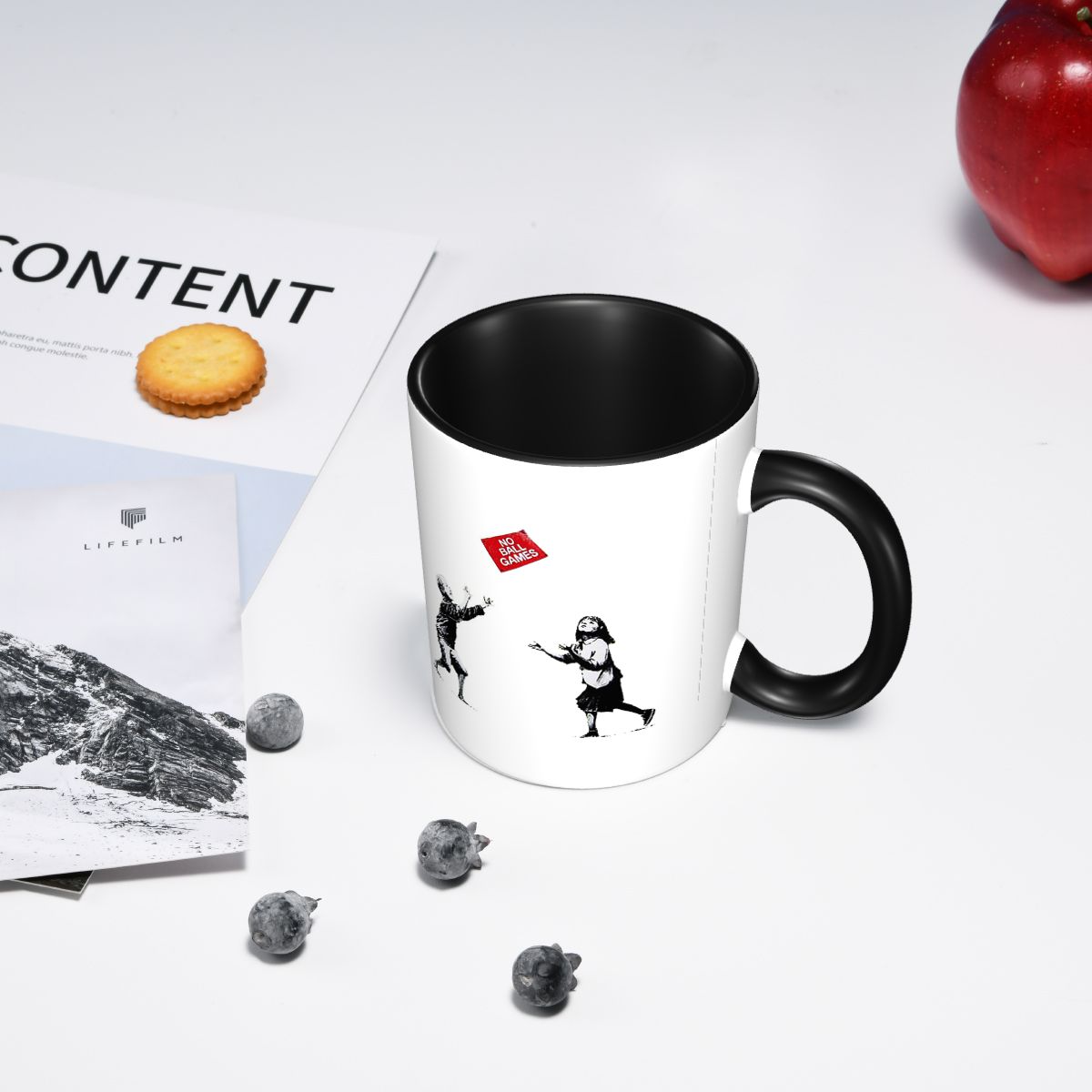 No Ball Games Banksy Mug Funny - Coffee Tea Game 评论和价格